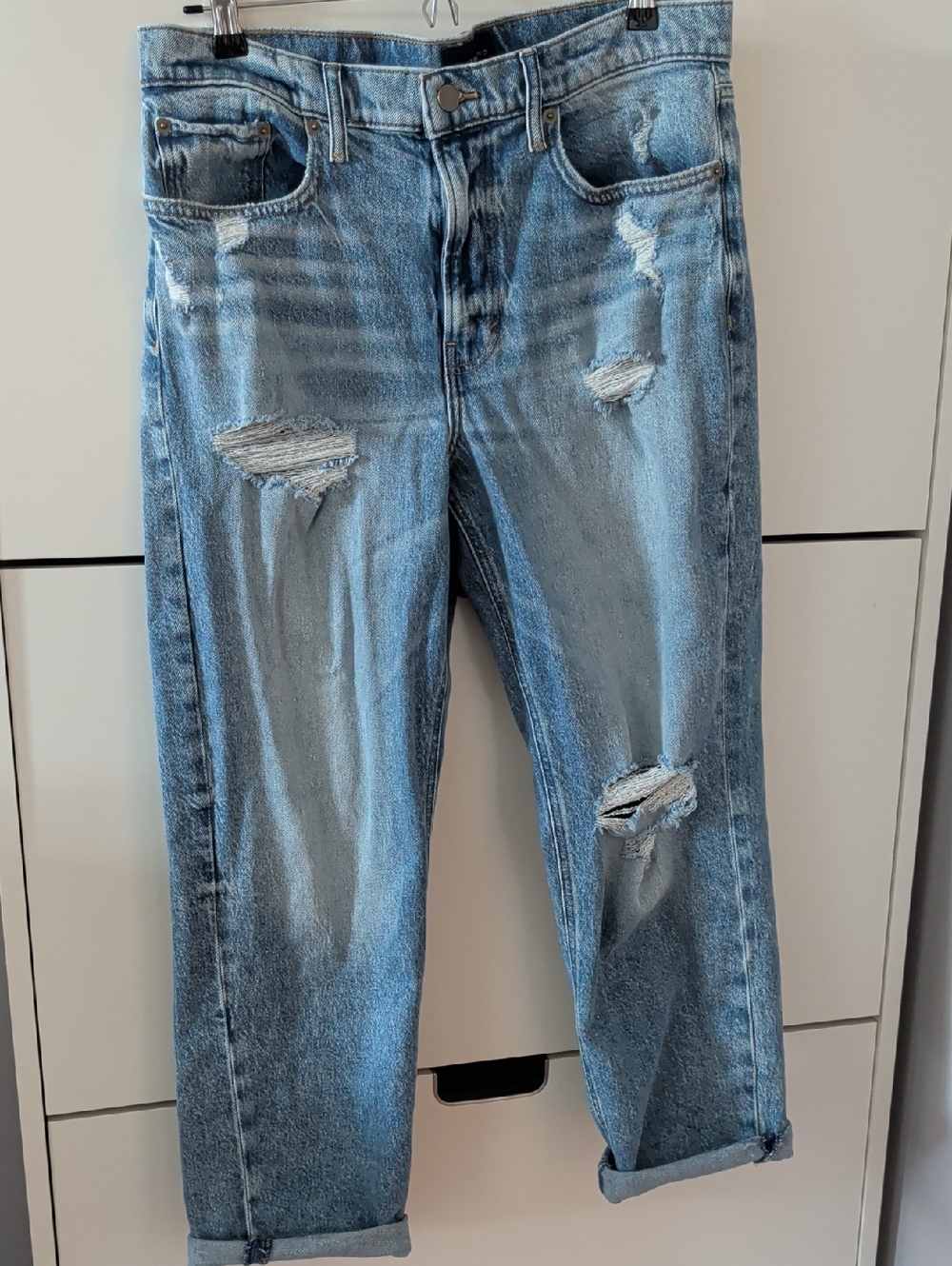 Lucky Brand - Boy Mid Rise Relaxed Straight Jeans - 10 Regular